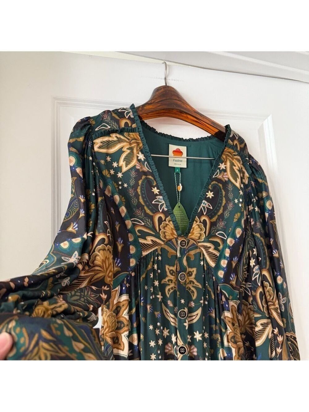 Farm Rio Rio Jaipur Mini Dress - Picture 2 of 9